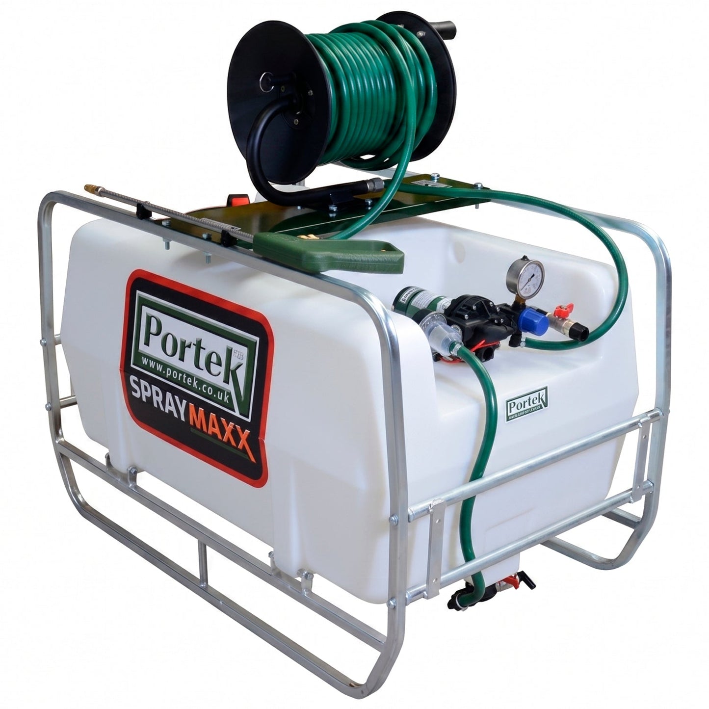 Portek SprayMaxx 200 Litre Demount Sprayer with 30m Manual Hose Reel
