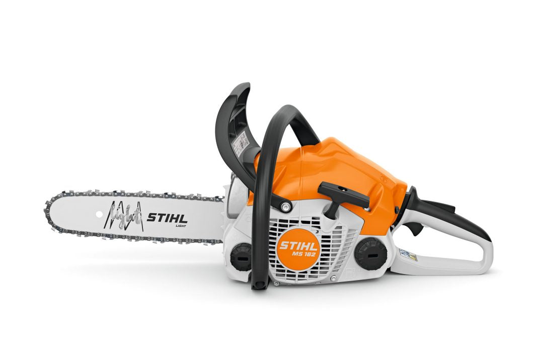 Stihl chainsaw on a white background