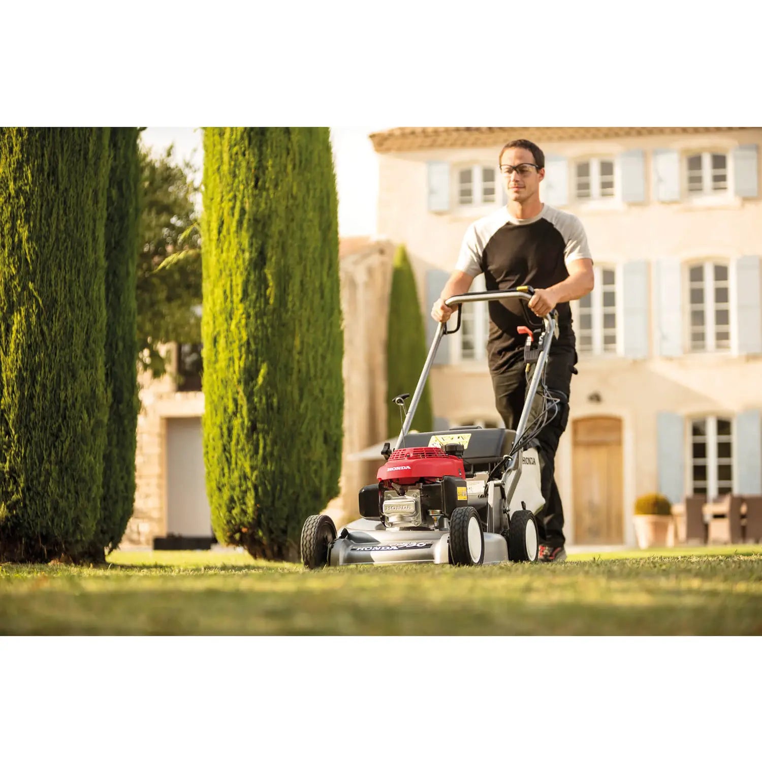 Honda lawn online mower with roller
