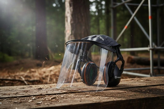 Hearing Protection with Perspex Visor & Cover - MorgansMachinery