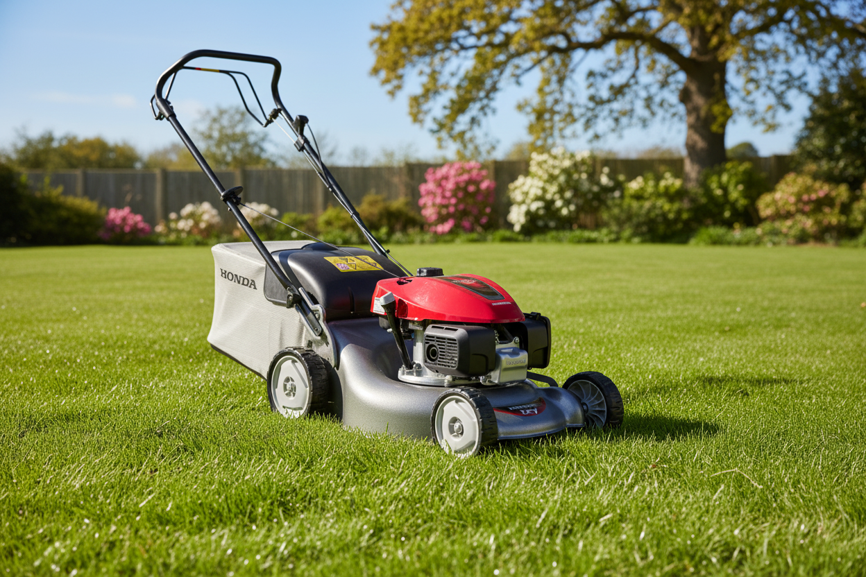 Izy HRG 466 SK Self-propelled Petrol Lawnmower
Ideal for medium lawns. Featuring an easily maneuverable steel deck, autochoke and a powerful GCVx 145 engine.