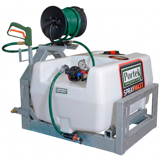 Portek SprayMaxx 200 Litre 3 Point Linkage Sprayer with 30m Manual Hose Reel