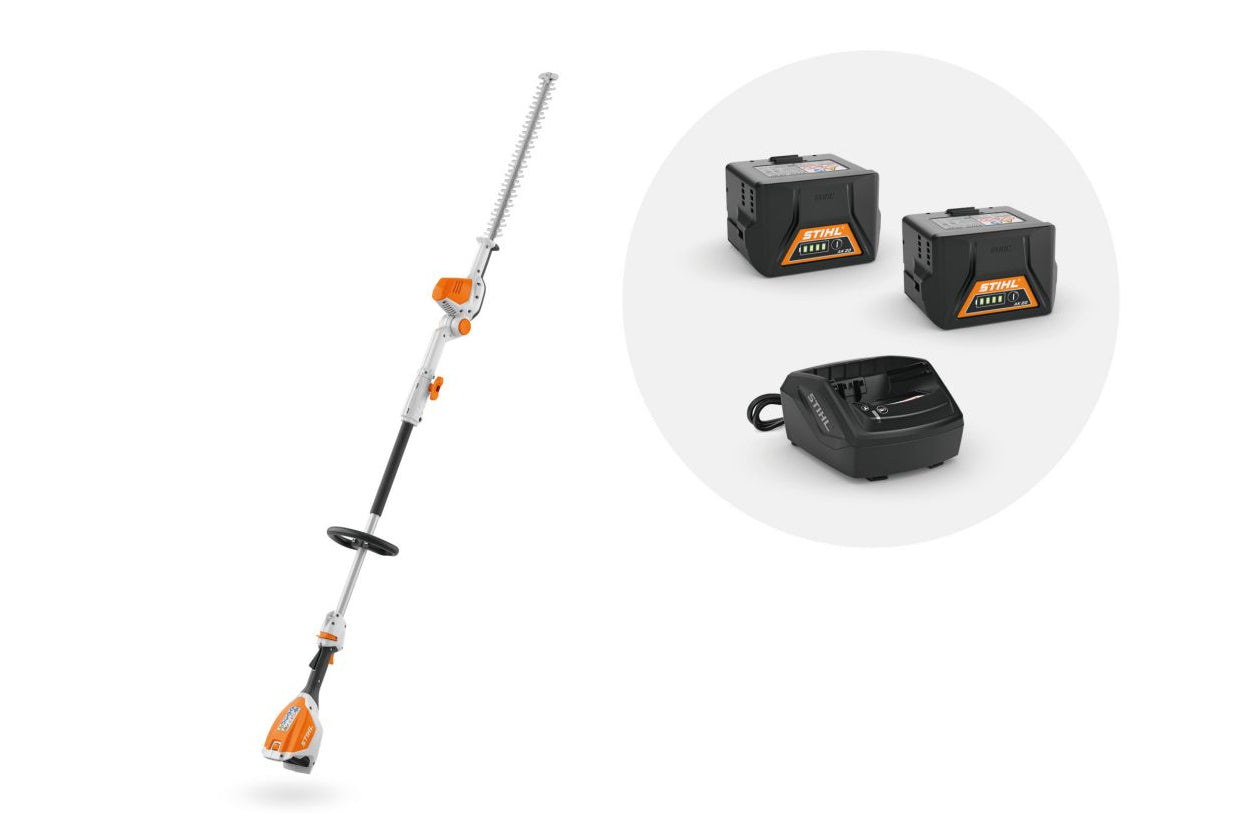 Stihl long reach hedge best sale trimmer cordless